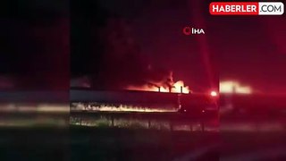 Adana'da fabrika yangını: Çok sayıda ekip bölgeye sevk edildi