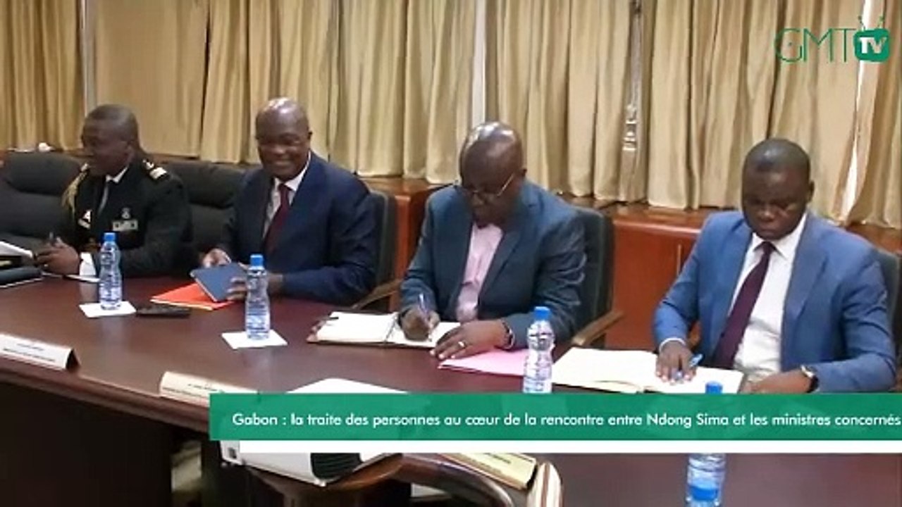 [#Reportage ]Gabon : la traite des personnes au cœur de la rencontre entre Ndong Sima et les ministres concernés