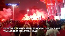 Detik-detik Suporter Sorak-sorai di GBK, Kala Ivar Jenner Cetak Gol 1-0