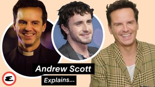 Andrew Scott Talks Fellow Irish Stars, Ripley, Sherlock and Hot Priest | Explain This | Esquire