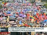 Clase obrera del estado Bolívar se moviliza en respaldo al Pdte. Nicolás Maduro