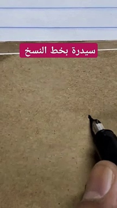 سيدرة بخط النسخ phalastine