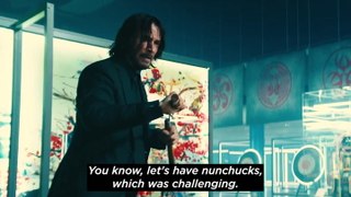Watch Keanu Reeves Throw Down His Nunchucks In Frustration During Grueling 'John Wick' Action Scene