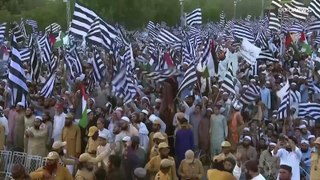 شاهد: مظاهرة وسط العاصمة الباكستانية كراتشي للمطالبة بوقف الحرب على غزة