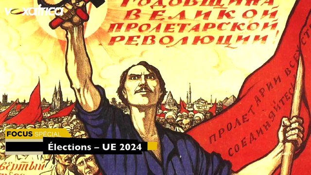 Avec Léon Deffontaines dans l'imposant siège bétonné du siège du Parti communiste français (PCF), place du Colonel-Fabien à Paris pour les élections européennes