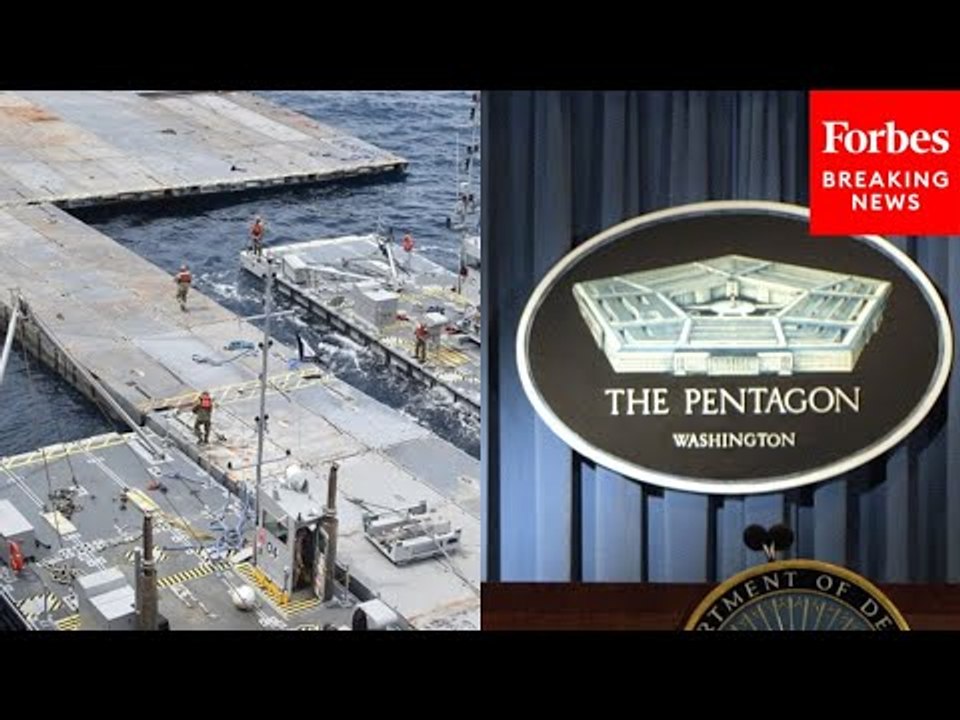JUST IN: Pentagon Holds Briefing As US Continues Building Pier Off Gaza For Humanitarian Aid