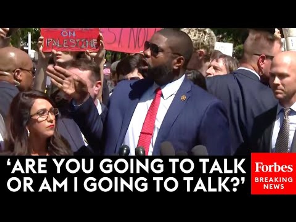 BREAKING NEWS: Byron Donalds Directly Confronts Anti-Israel Activist At George Washington University