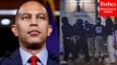 Hakeem Jeffries Asked Point Blank If He Would Visit Columbia University After Arrests Of Protesters
