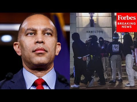 Hakeem Jeffries Asked Point Blank If He Would Visit Columbia University After Arrests Of Protesters