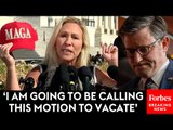 BREAKING: Marjorie Taylor Greene, Thomas Massie Announce New Ouster Attempt Against Speaker Johnson