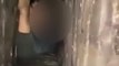 Video: Entró a robar a una casa, quedó atrapado en la chimenea y tuvieron que llamar a los bomberos para rescatarlo