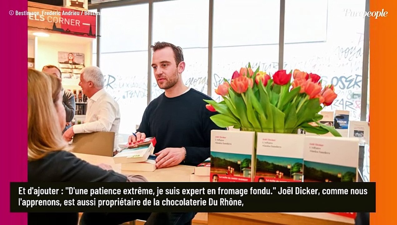 Joël Dicker s'est lancé dans un business qui n'a rien à voir avec les livres