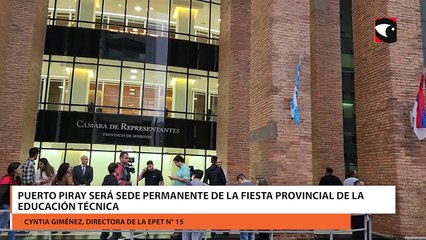 Puerto Piray será sede permanente de la Fiesta Provincial de la Educación Técnica