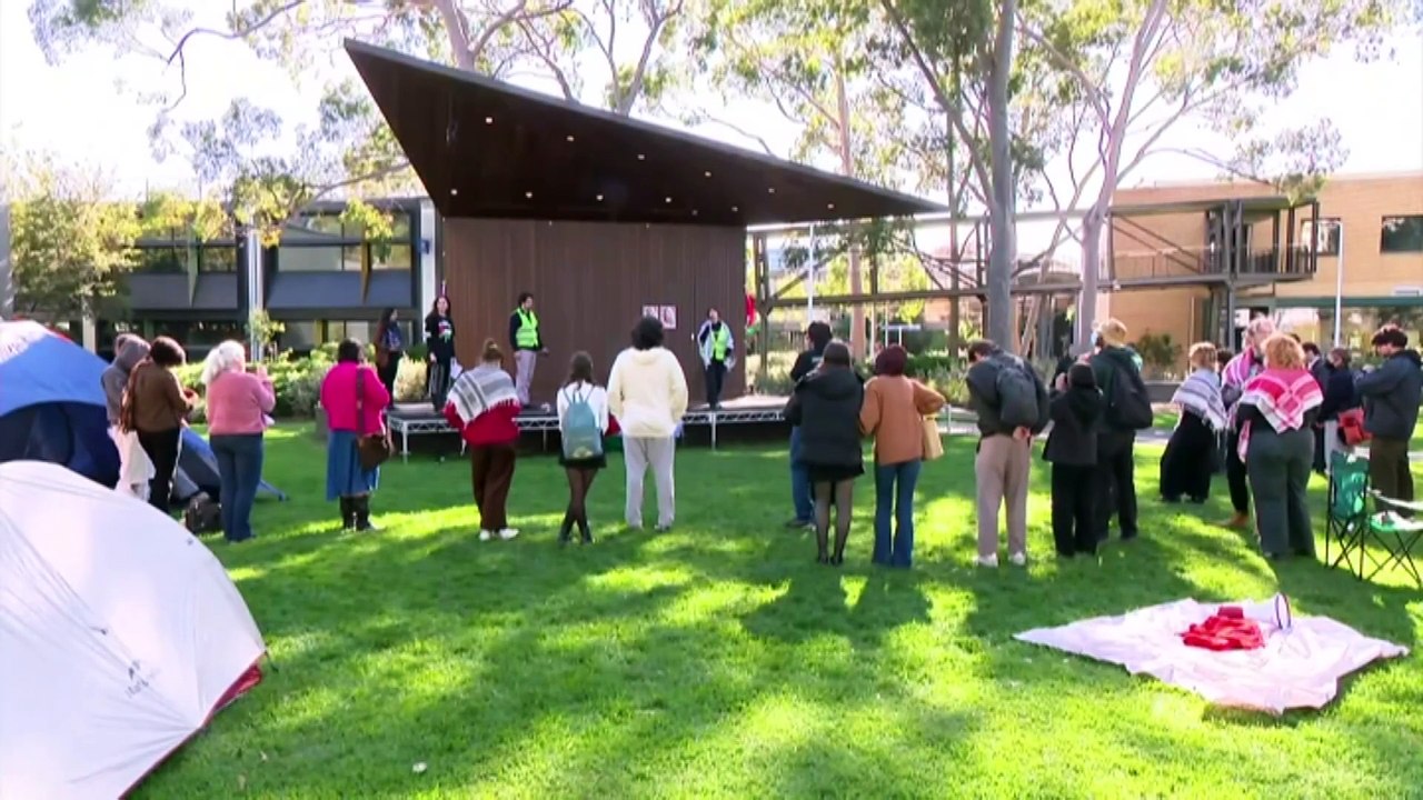 Australian students join US university movement with pro-Palestinian encampments