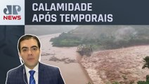 Barragens de 5 regiões do Rio Grande do Sul são evacuadas; Cristiano Vilela analisa