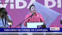 Discurso de cierre de campaña de Maribel Gordón, candidata presidencial por libre postulación