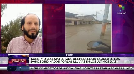 Perú declara estado de emergencia en varios distritos por lluvias