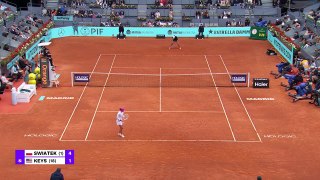 Swiatek breezes into a maiden Madrid Open final