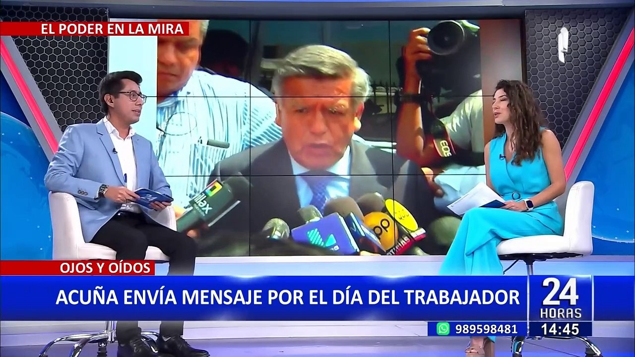 César Acuña se declara "afortunado" por el compromiso de sus trabajadores