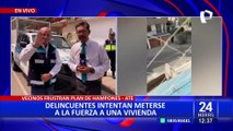 Captan a banda de delincuentes intentando ingresar a vivienda abandonada en Ate