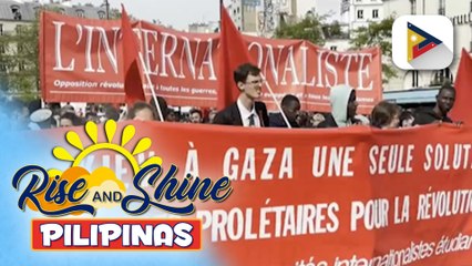 Malawakang protesta, idinaos sa pagdiriwang ng Labor Day sa Paris, France