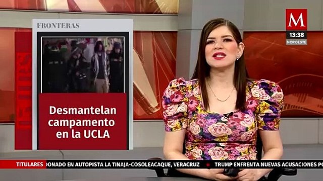 Cientos de policías irrumpen en un campamento propalestina en Estados Unidos