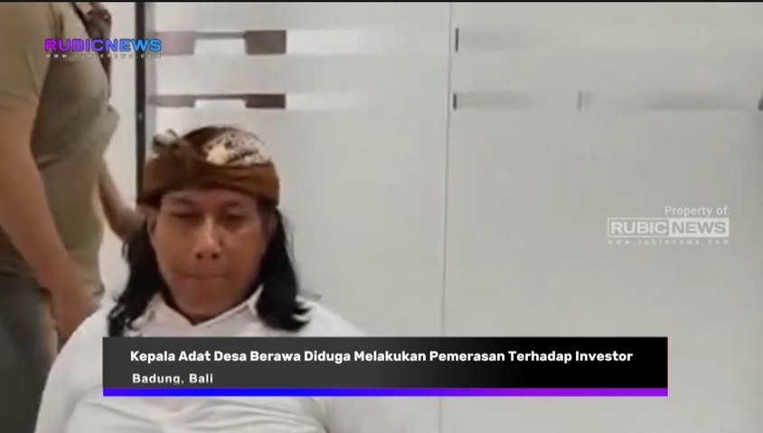 Kepala Adat Desa Berawa Diduga Melakukan Pemerasan Terhadap Investor, Kena Operasi Tangkap Tangan Oleh Kejati Bali