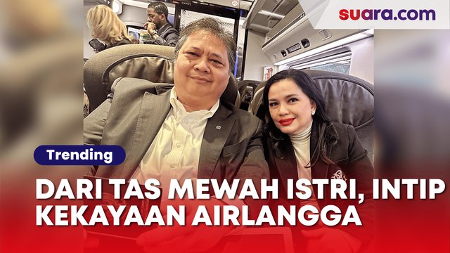 Kekayaan Airlangga Hartarto, Pantas Istrinya Enteng Tenteng Tas Mahal Saat Umrah