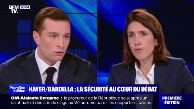 Européennes: ce qu'il faut retenir du débat entre Jordan Bardella et Valérie Hayer sur BFMTV