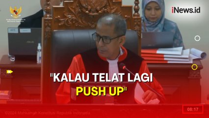 Telat Datang Ruang Sidang, Saldi Isra  Sentil Kuasa Hukum Caleg PKB: Kalau Telat Lagi Push Up