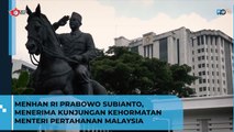 Menhan RI Prabowo Subianto Sambut Kedatangan Menteri Pertahanan Malaysia