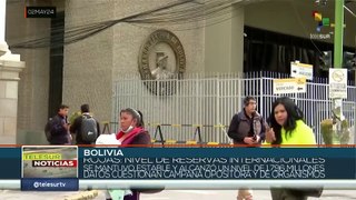 En Bolivia Banco Central anunció estabilización de las reservas internas