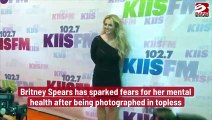 Britney Spears' Topless Incident Fuels Mental Health Worries.