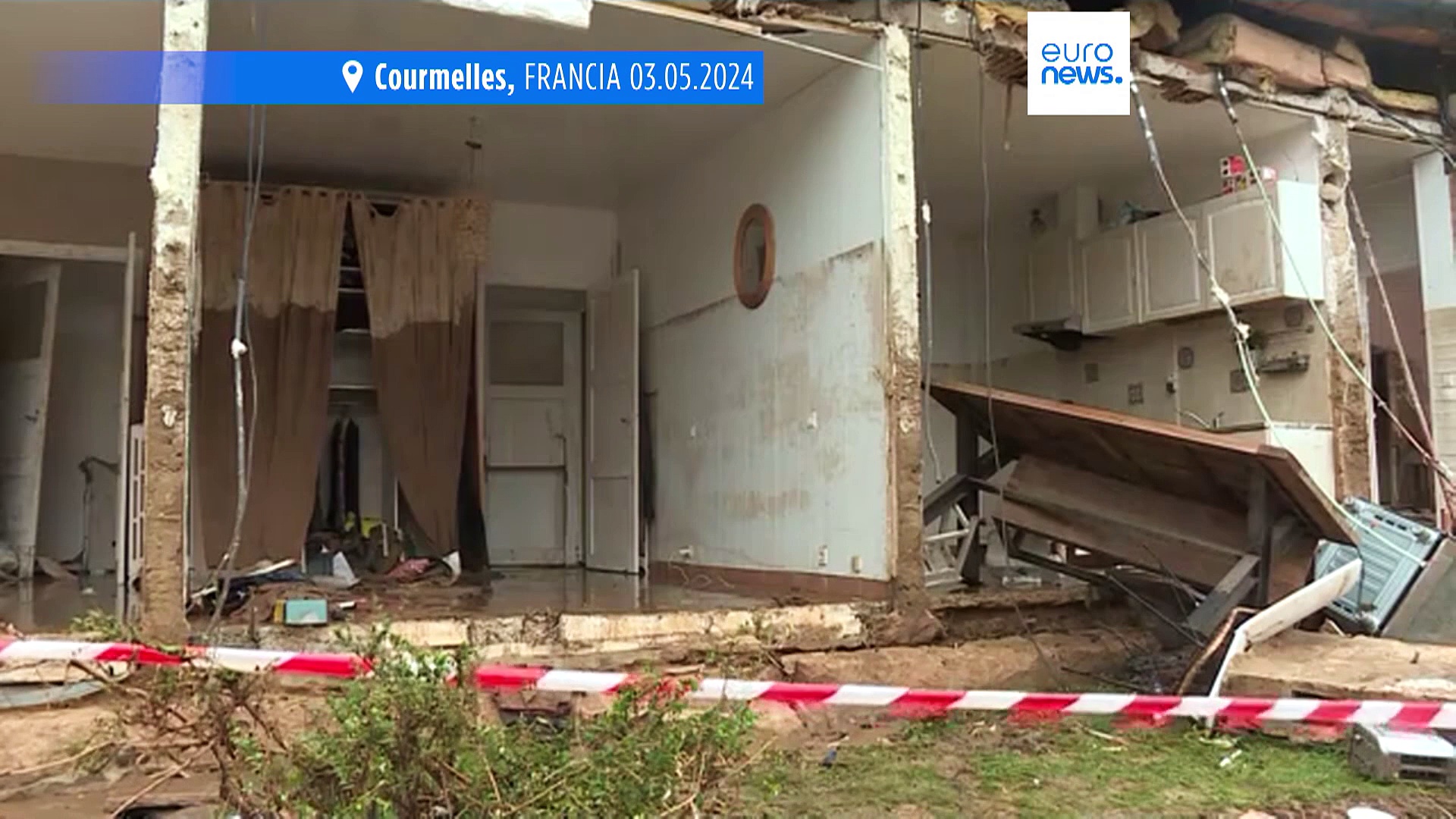 Video Maltempo in Francia: diluvi e allagamenti, danni e una vittima nella regione dell'Aisne