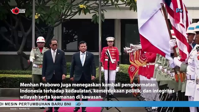 Menhan RI Prabowo Subianto Menerima Kunjungan Kehormatan Menteri Pertahanan Malaysia