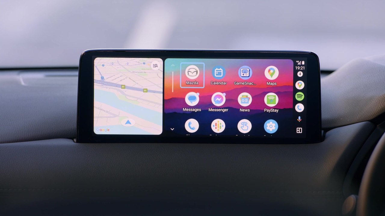 Mazda CX-5 Touring Petrol AWD in Eternal Blue Connect Screen