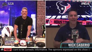 Nick Caserio on Pat McAfee talking about the new uniforms