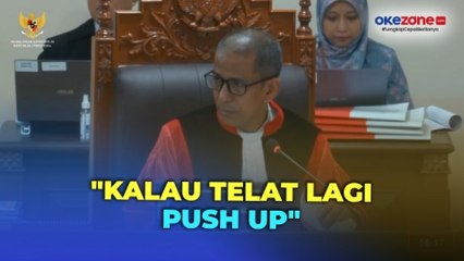 Momen Saldi Isra Sentil Kuasa Hukum Caleg PKB yang Telat Datang: Kalau Telat Lagi Push Up