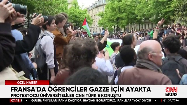 Protestocu üniversiteliler CNN TÜRK'e konuştu: Öğrenciler Fransız üniversitesini neden işgal etti?