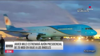 El presidente de Argentina, Javier Milei, estrenará avión presidencial en viaje a Los Ángeles