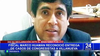 Patricia Benavides: fiscal Marco Huamán reconoció que entregaba a Jaime Villanueva informes sobre investigaciones contra congresistas