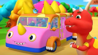 Wheels On The Bus - Dino Safari Adventure + More Songs for Children