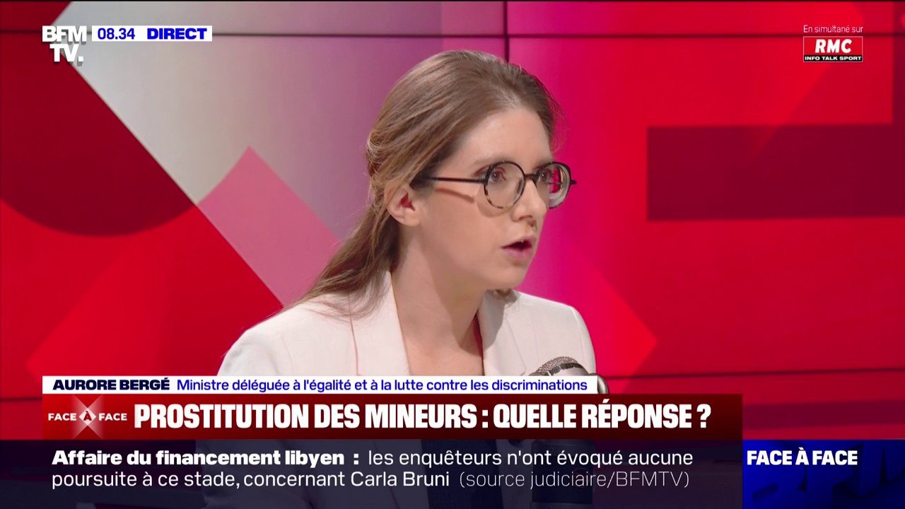 Pornographie violente: "On attend la décision du Conseil constitutionnel pour qu'il permette à Pharos de retirer ces contenus", déclare Aurore Bergé, ministre déléguée à l'égalité et à la lutte contre les discriminations