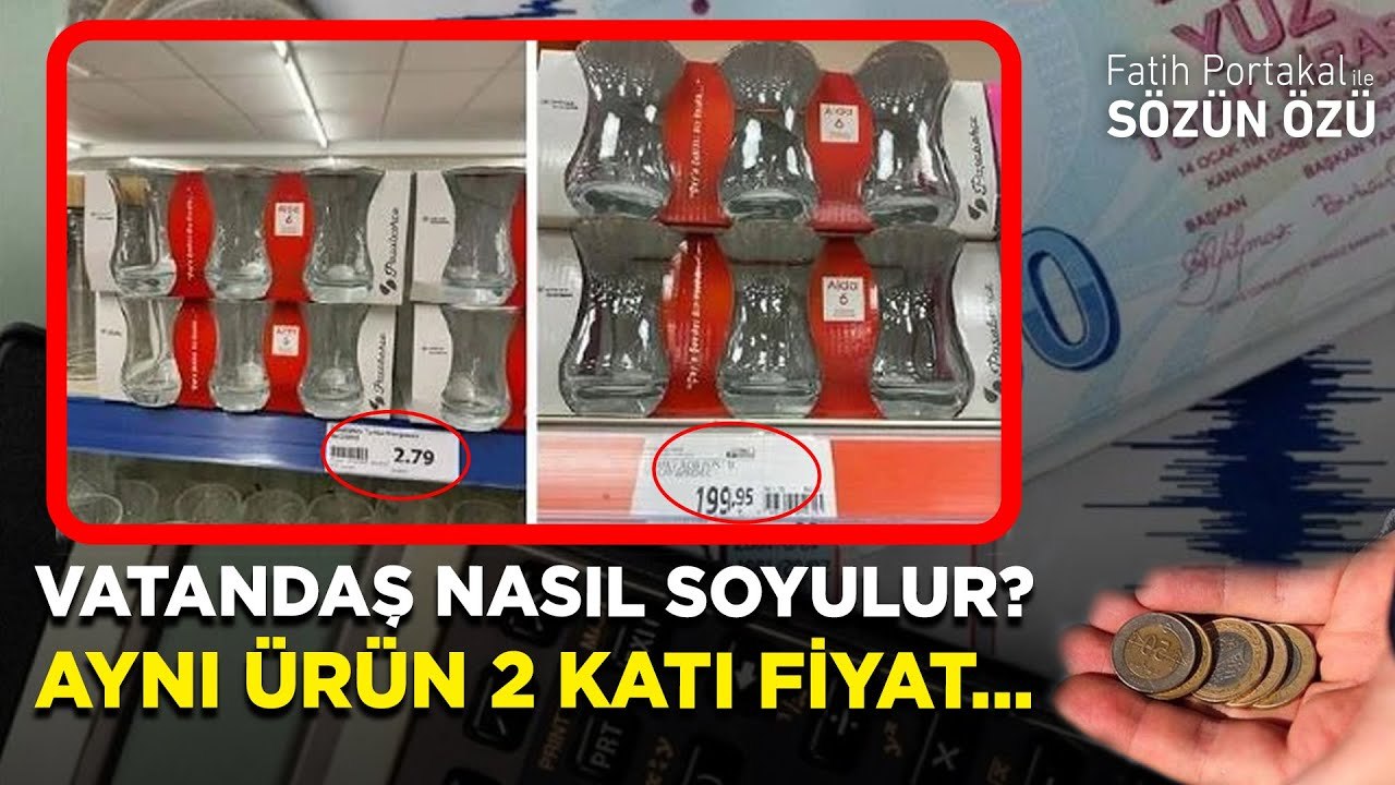 VATANDAŞ NASIL SOYULUR? AYNI ÜRÜN 2 KATI FİYAT! ÜSTELİK FABRİKASI TÜRKİYE’DE!