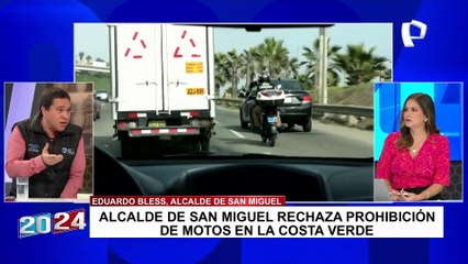 Alcalde de San Miguel en contra de medida que prohíbe motos en la Costa Verde: "Se puede replantear"