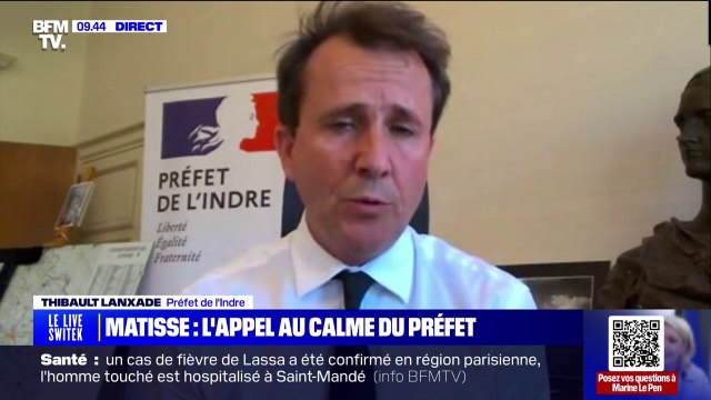 Marche blanche en hommage à Matisse: le préfet de l'Indre appelle à la plus grande sérénité et au calme