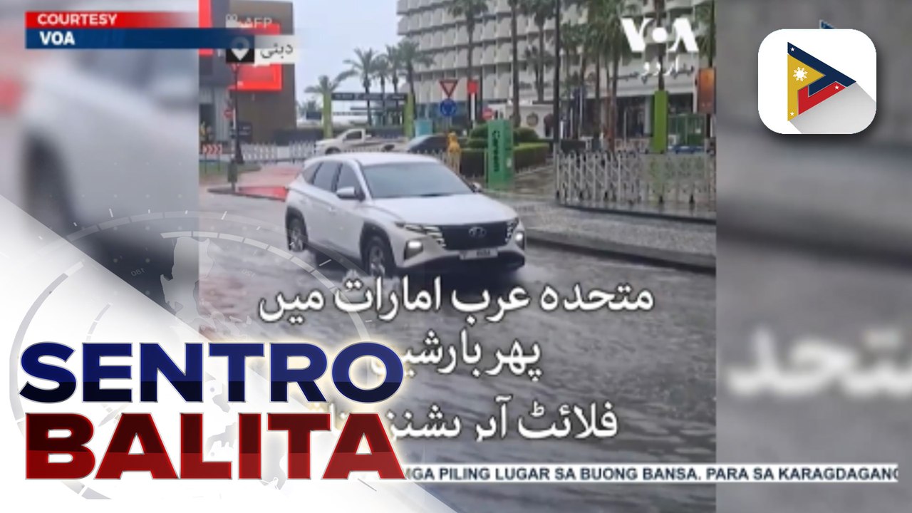 Dubai, UAE, muling nakaranas ng matinding pagbaha dahil sa walang tigil na pag-ulan