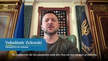 Zelenski pide que se acelere la entrega de la ayuda