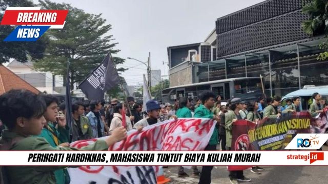 Kesatuan Aksi Mahasiswa 'Gemarak' Kembali Aksi di Depan Kemendikbudristek Tuntut Biaya Kuliah Murah dan Demokratisasi Dunia Pendidikan