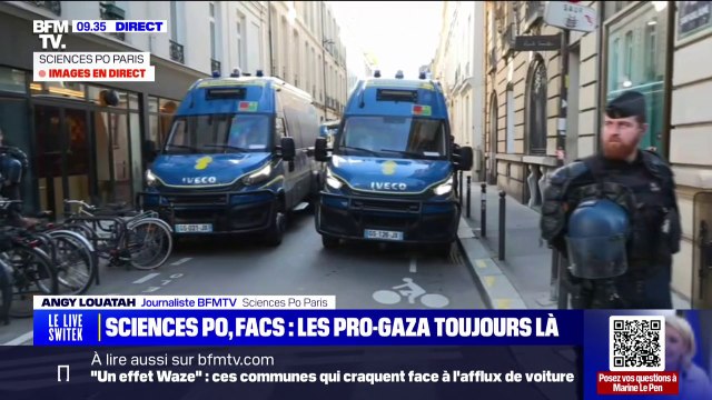 Sciences Po Paris: l'école à nouveau occupée par quelques dizaines d'étudiants